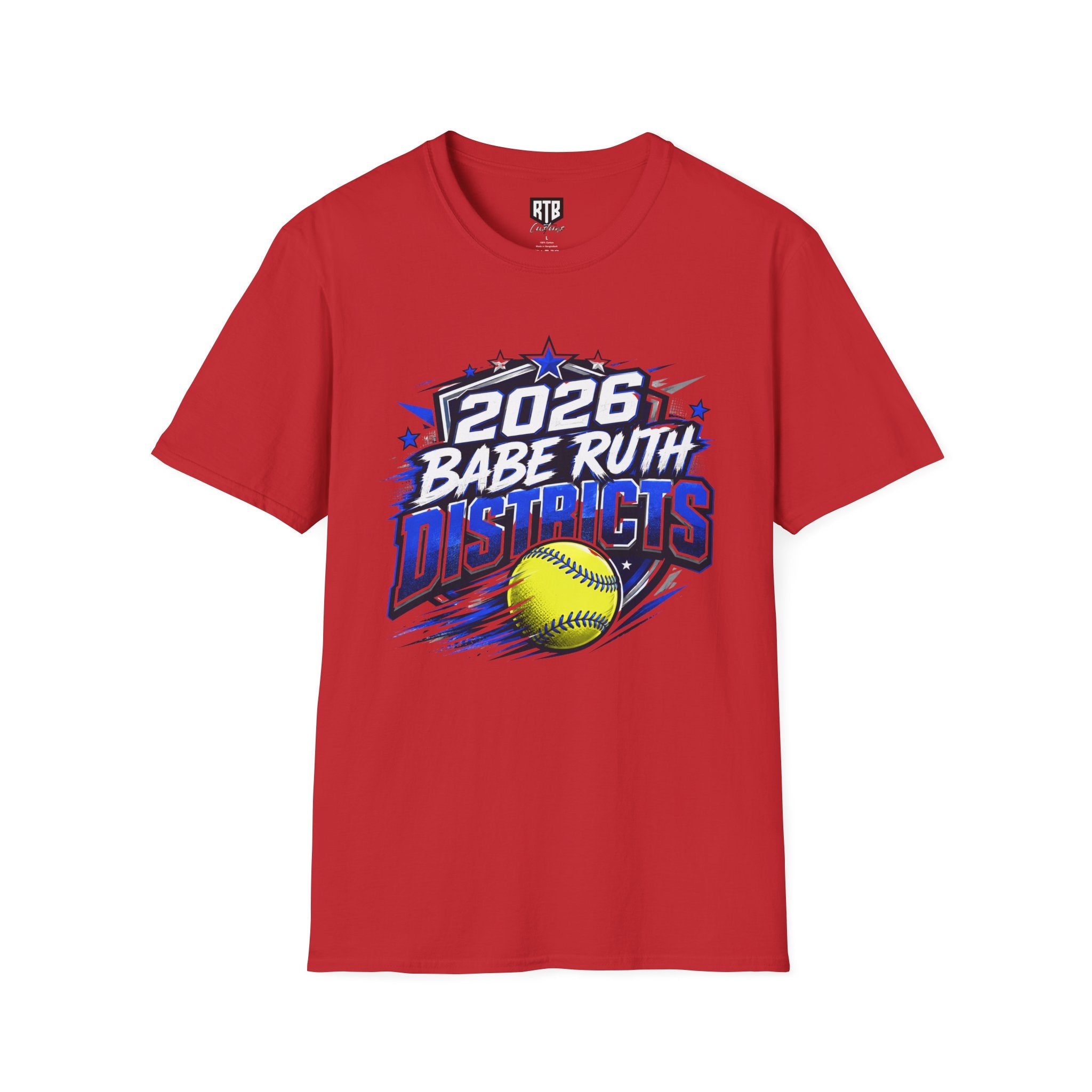 2026 Babe Ruth Districts Softball T-Shirt