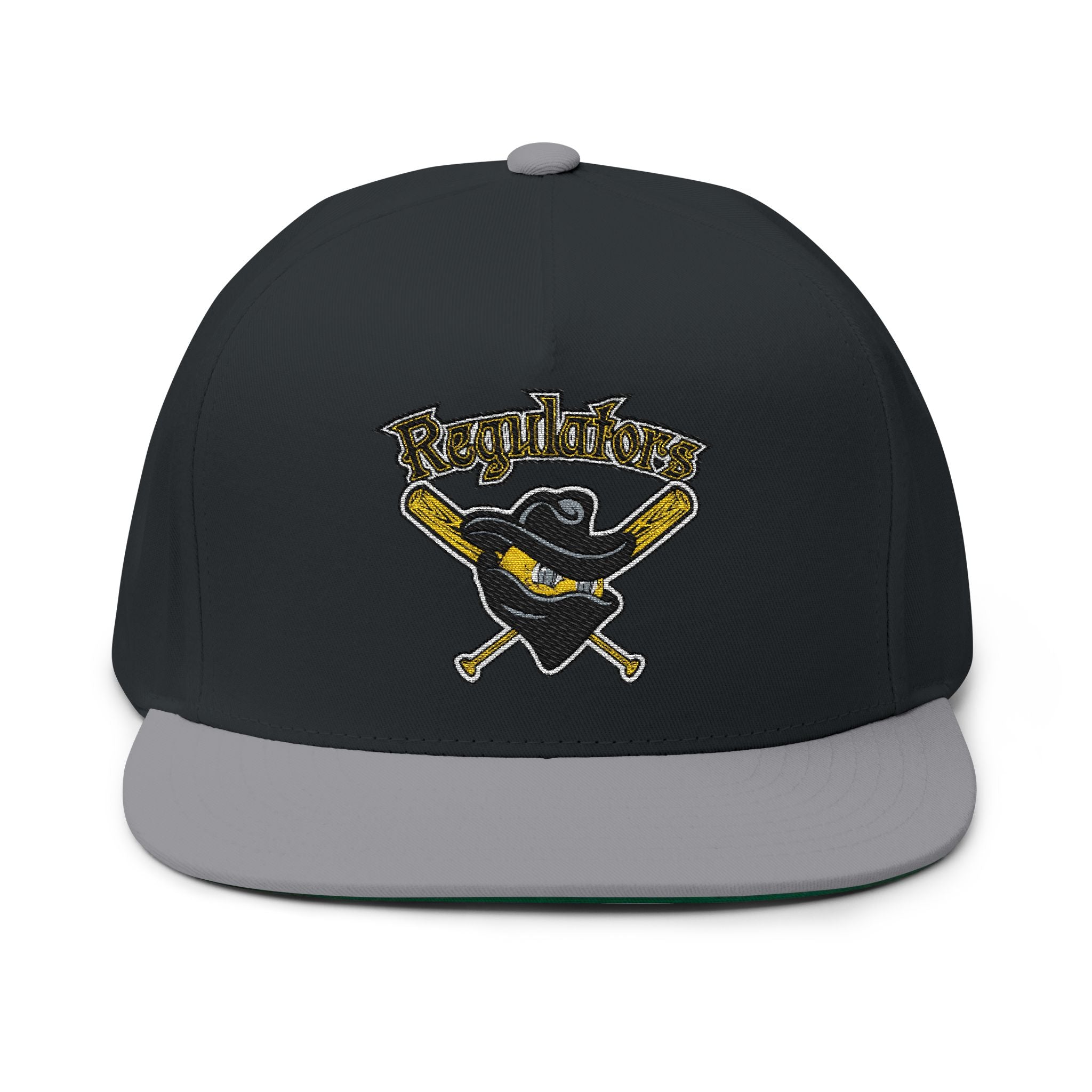 Embroidered ‘Poughkeepsie’ Pirate Logo Flat Bill Cap