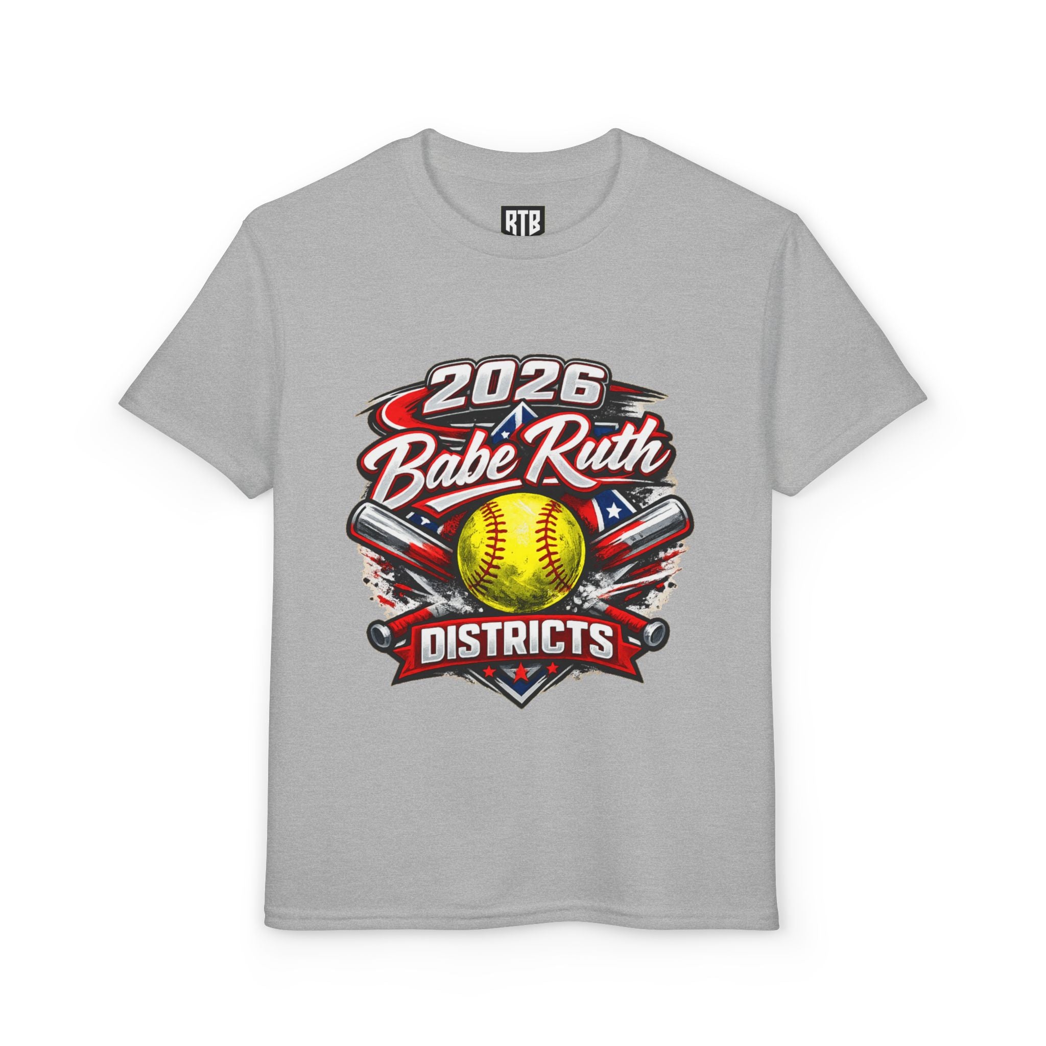 Youth 2026 Babe Ruth Districts Softball Tee