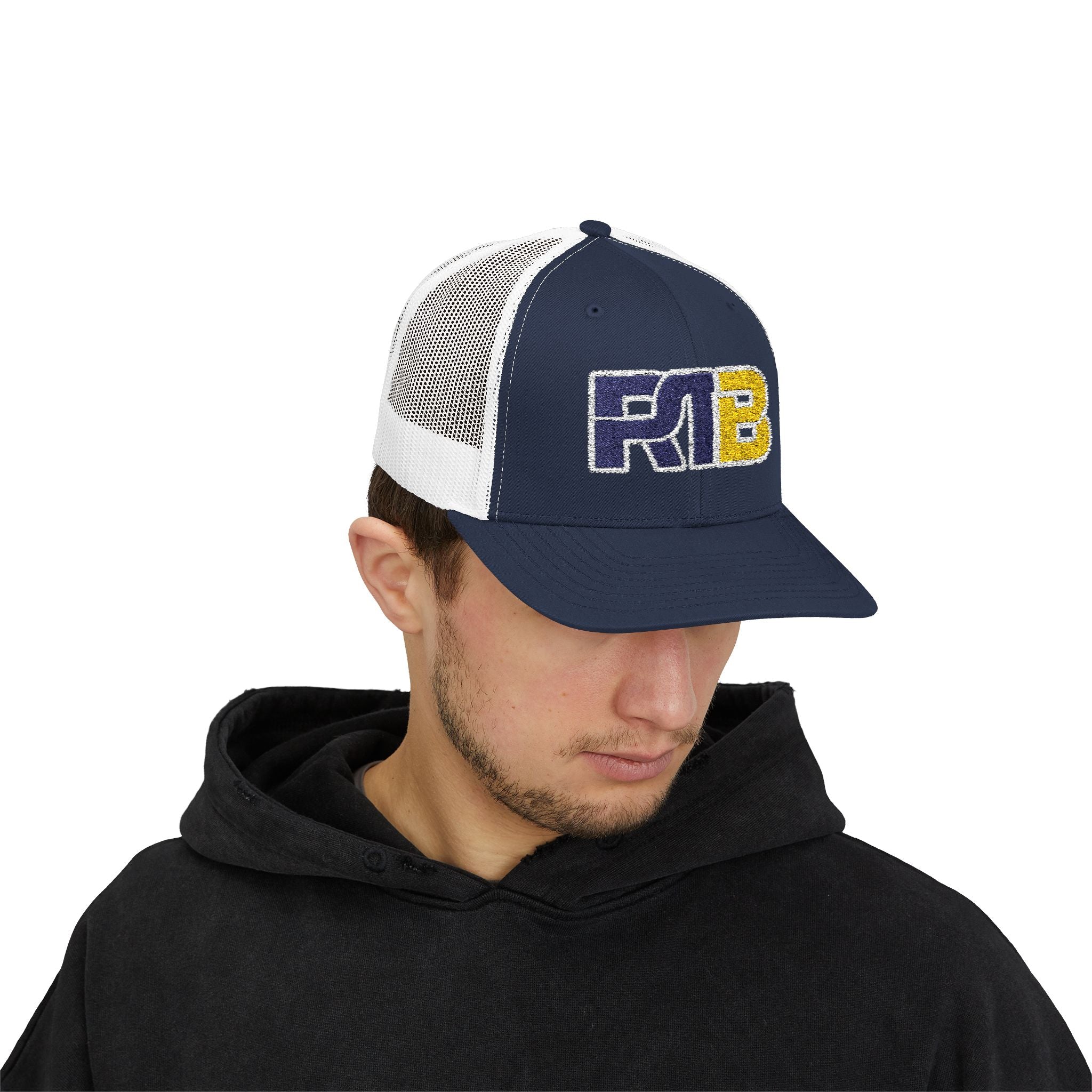 Gorra de camionero con cierre a presión