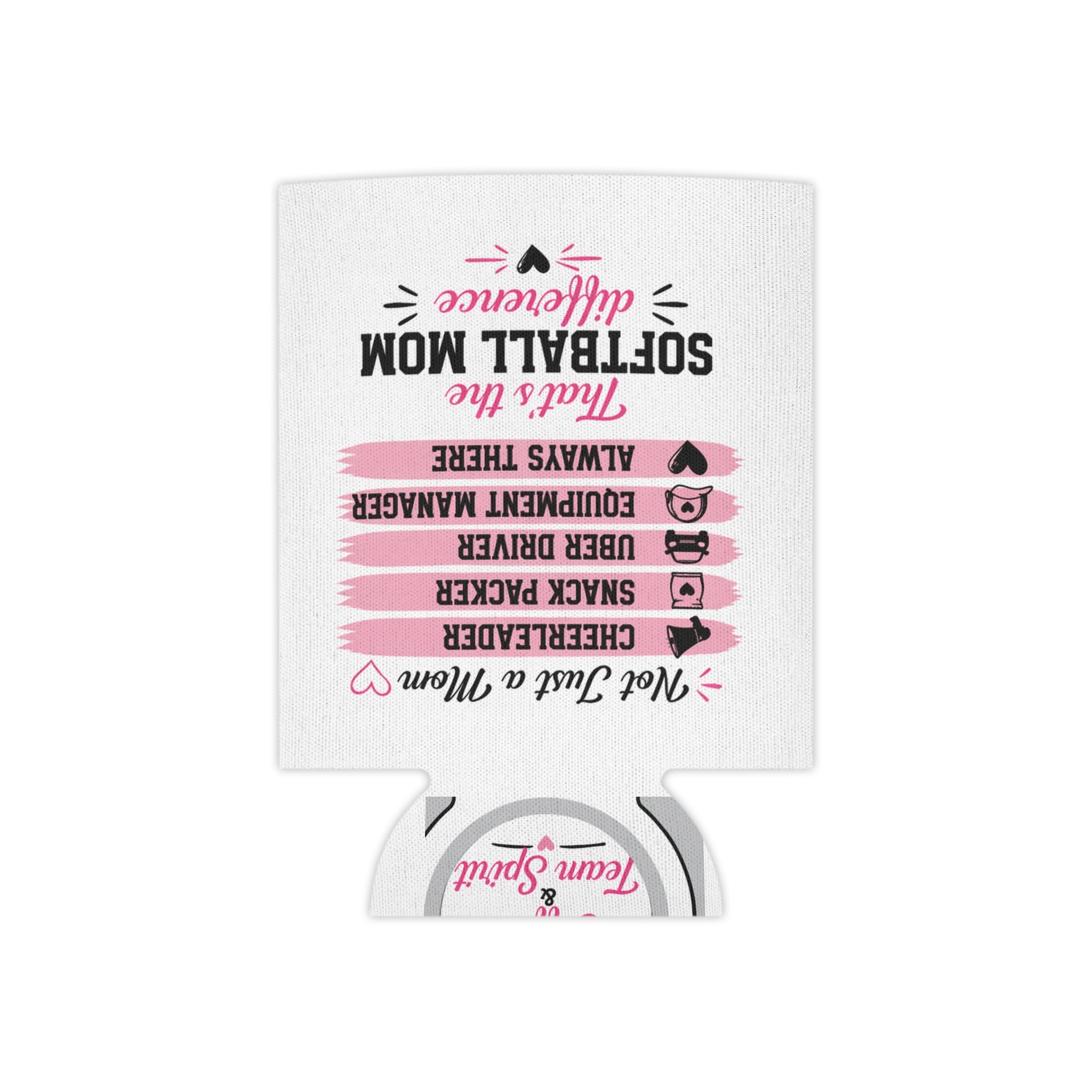 Softball Mom Can Cooler | Loud & Proud Softball Mom Koozie | Game Day Drink Sleeve | Mother’s Day Gift for Sports Mom | Travel Ball Mom Gift