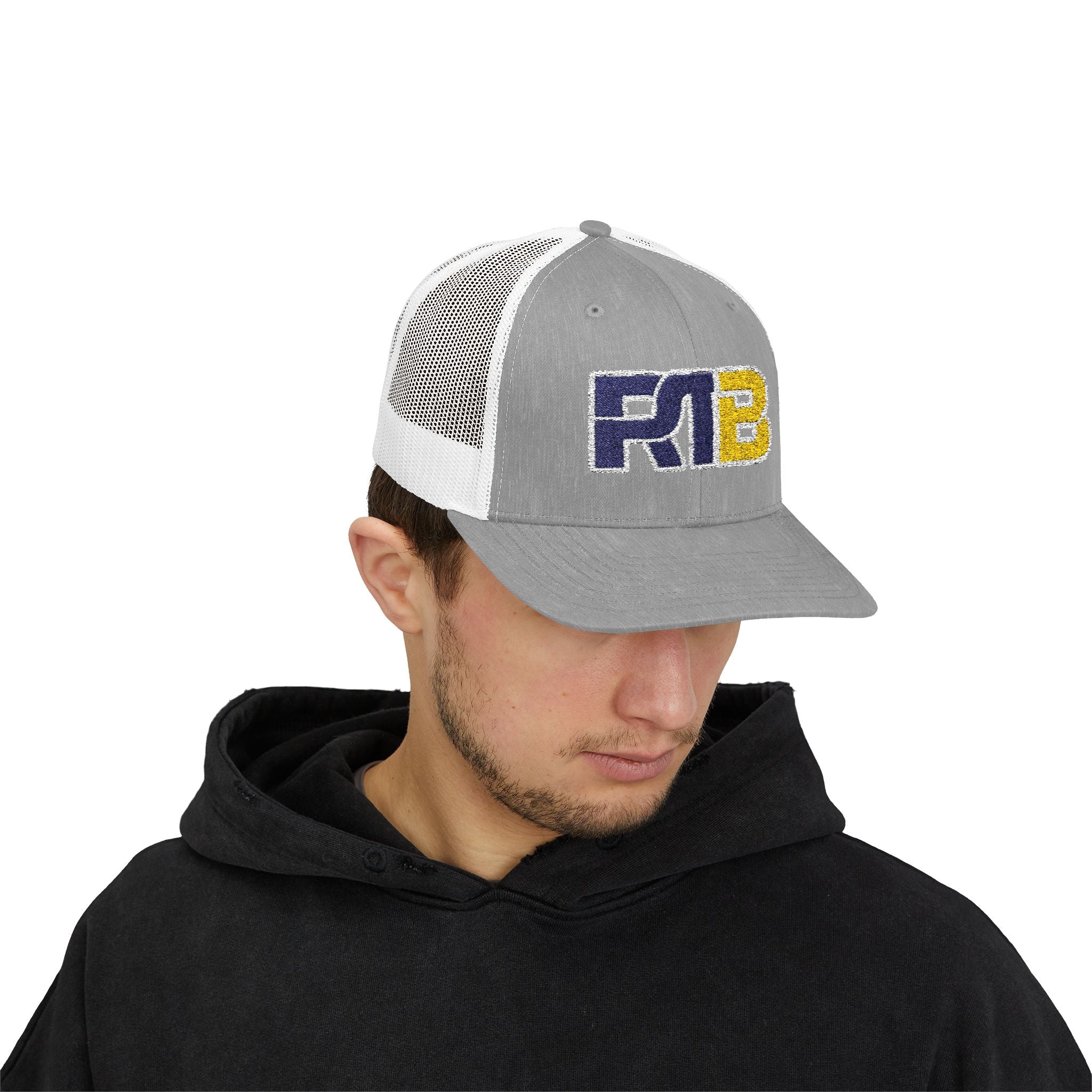Gorra de camionero con cierre a presión