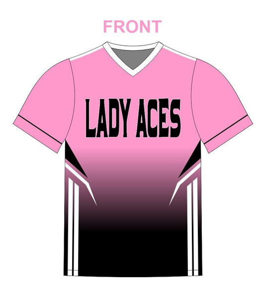 Lady Aces Pink Fade