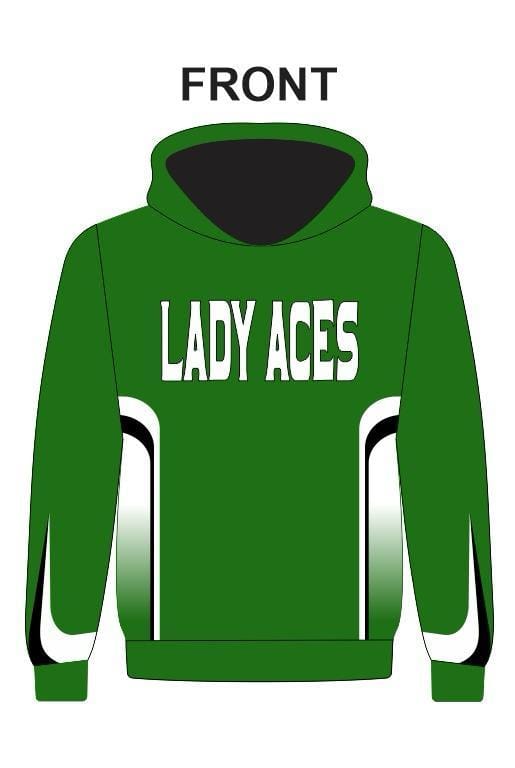 Lady Aces Royal Green Hoodie