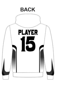 Sudadera con capucha blanca real Lady Aces