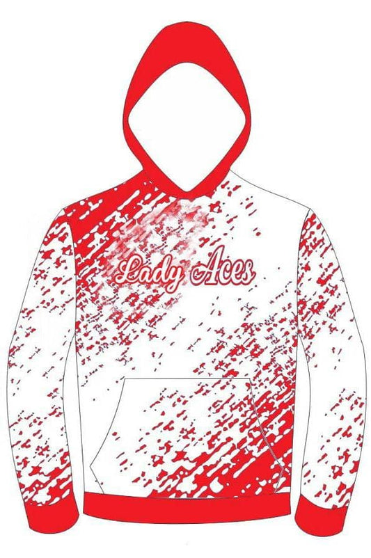 Baby Aces Red and White Hoodie