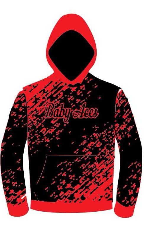 Baby Aces Red and Black Hoodie
