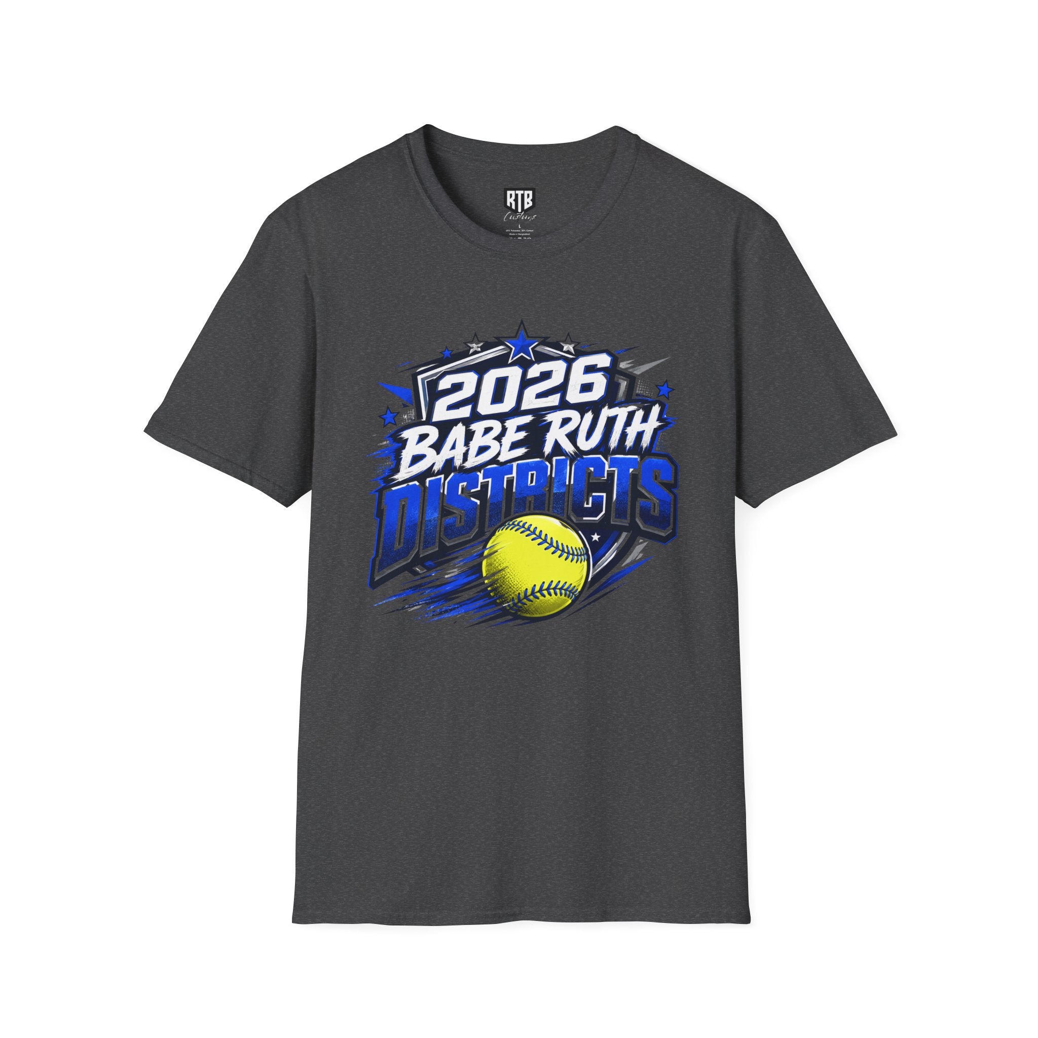 2026 Babe Ruth Districts Softball T-Shirt