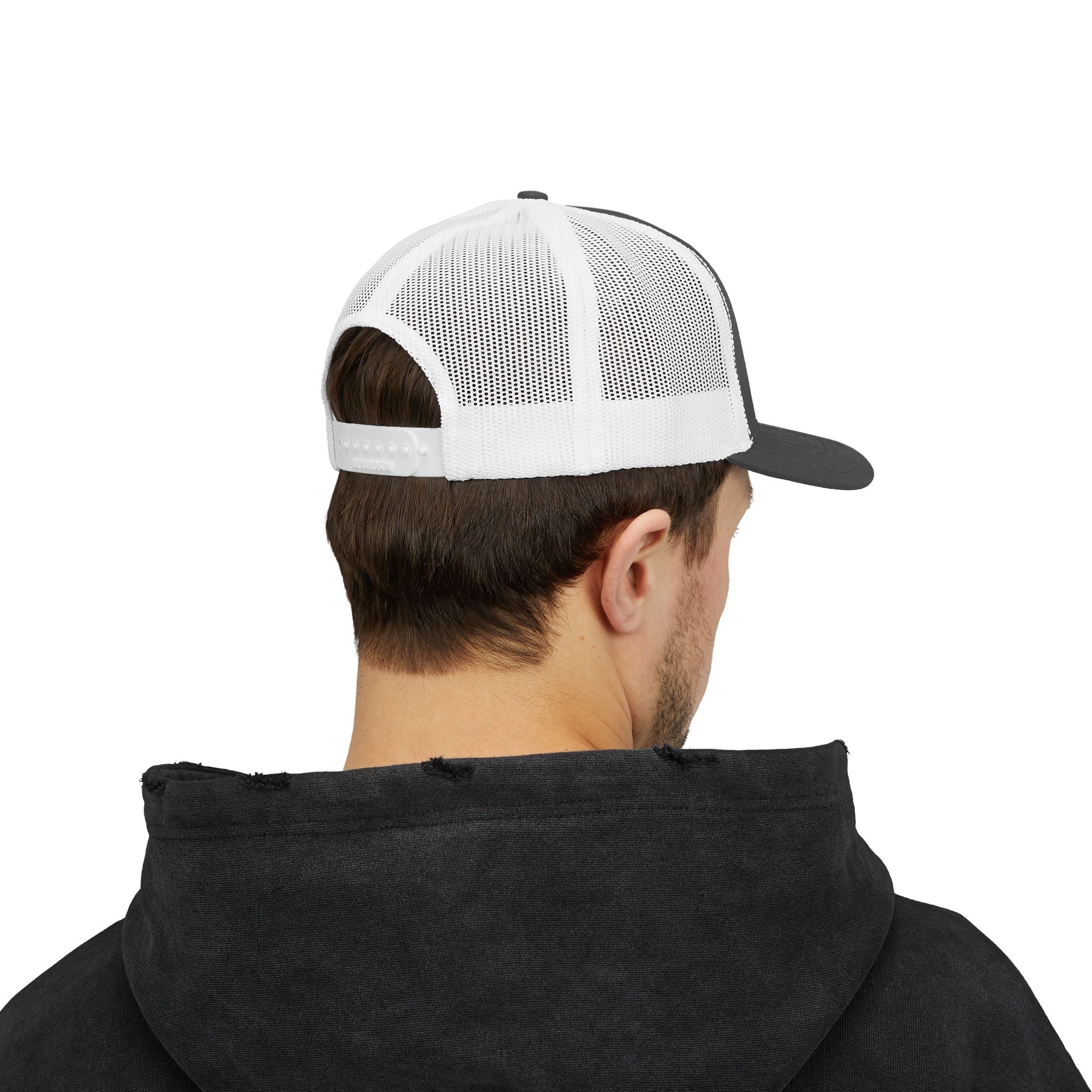 Gorra de camionero con cierre a presión
