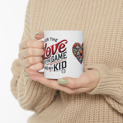 Mug - Funny Quote with Love and Pain - Sports Lovers Gift Idea