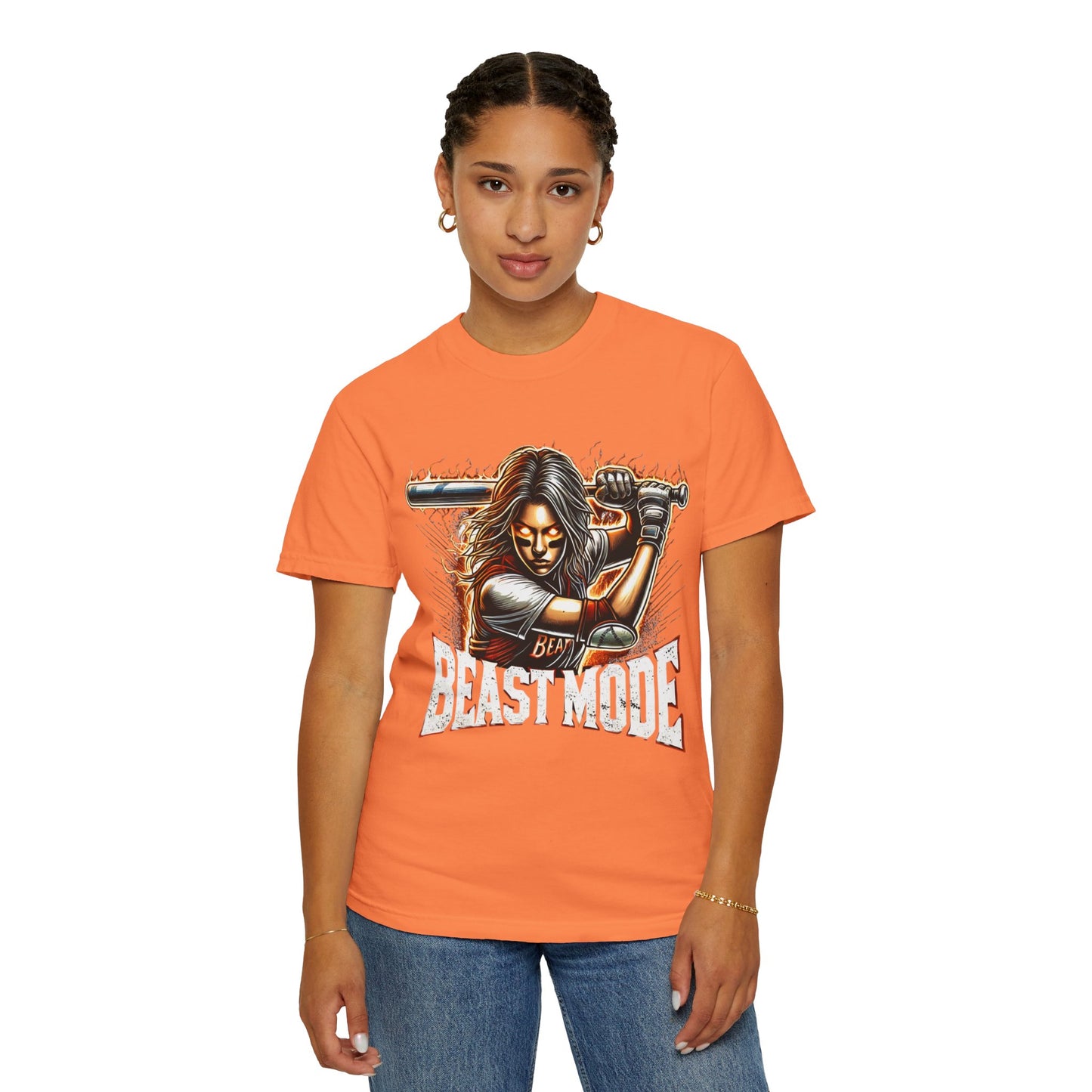 Camiseta unisex teñida "Supera las adversidades" para deportistas: camiseta gráfica empoderadora