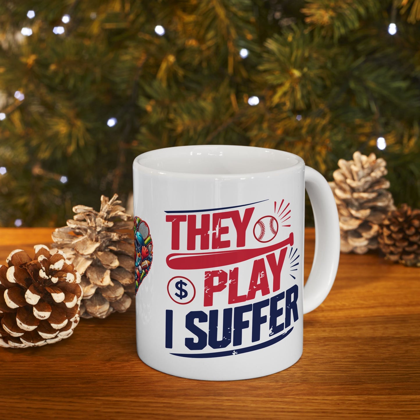 Mug - Funny Quote with Love and Pain - Sports Lovers Gift Idea