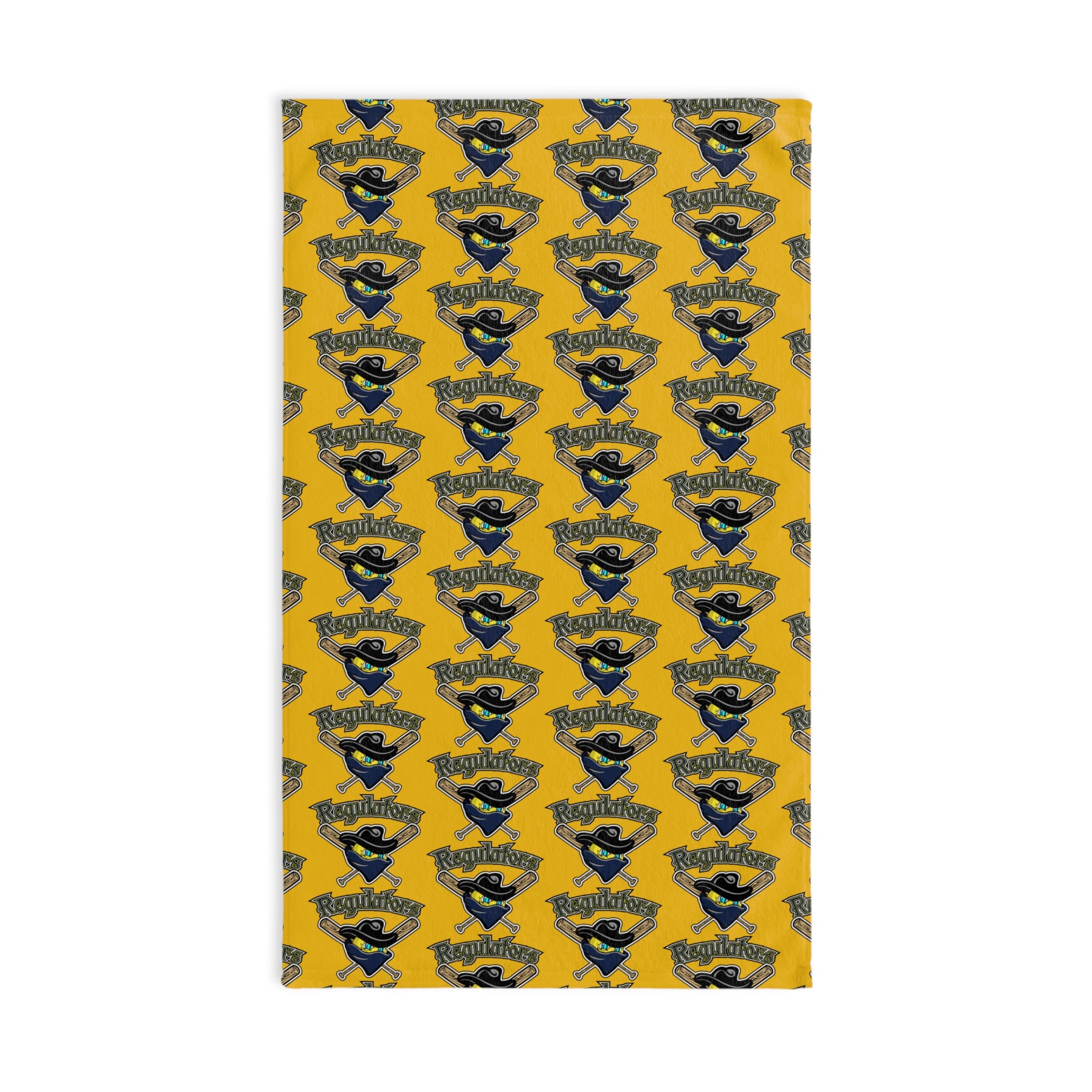Blue Penguin Pattern Hand Towel — Cute Arctic Bird Kitchen &amp; Bathroom Towel