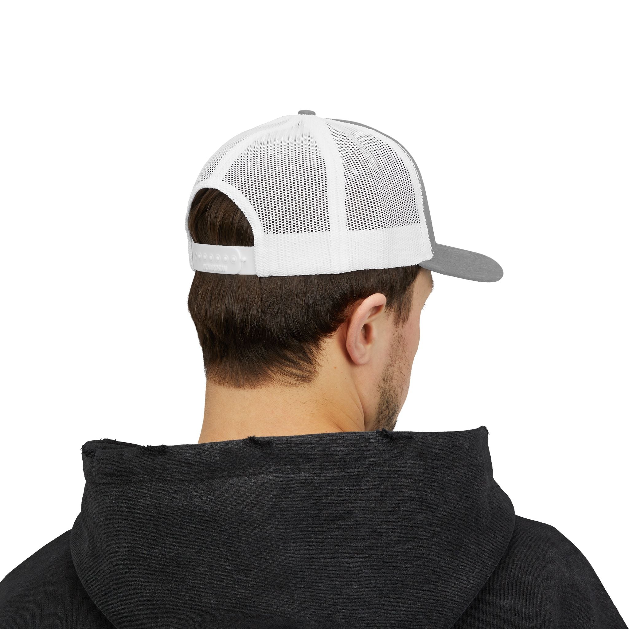 Gorra de camionero con cierre a presión