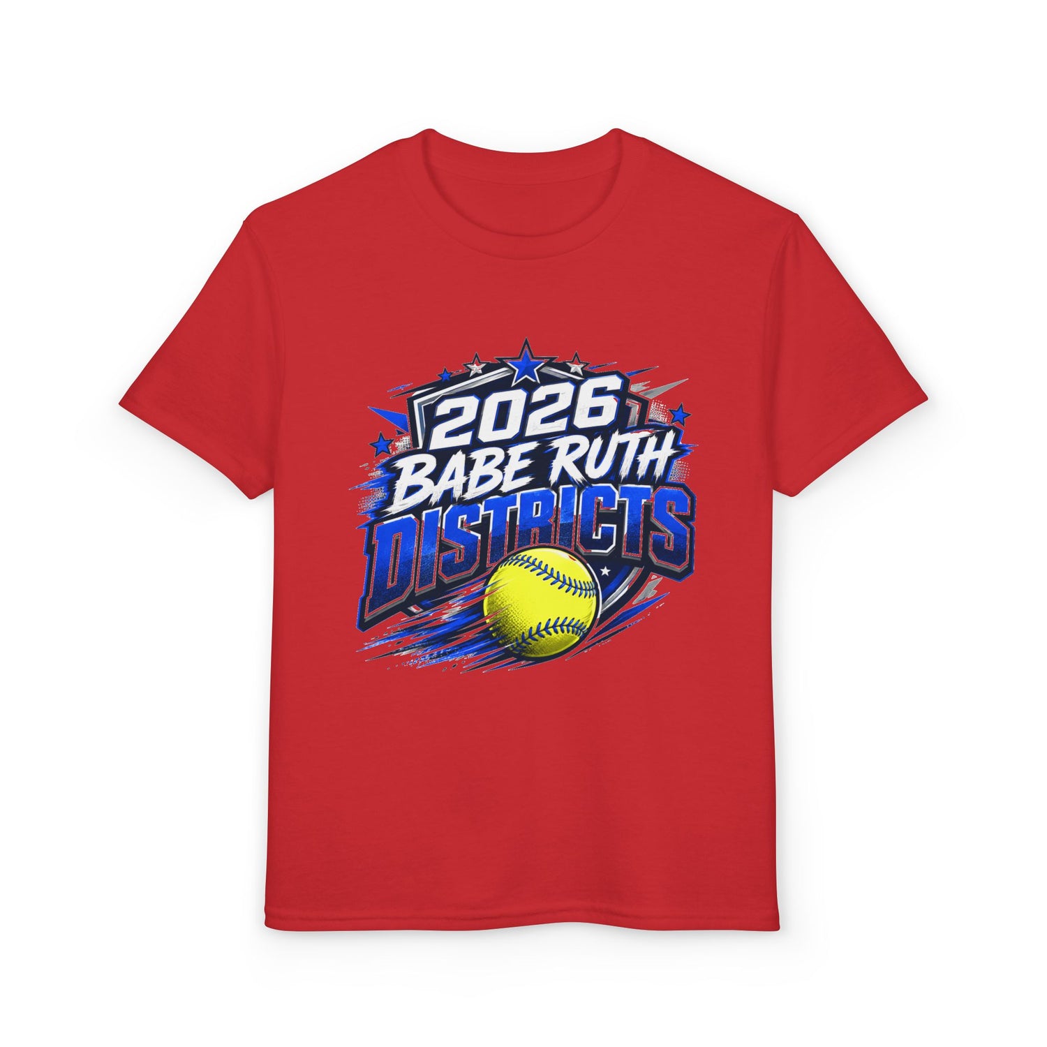 Youth T-Shirt — 2026 Babe Ruth Districts Softball Team Tee