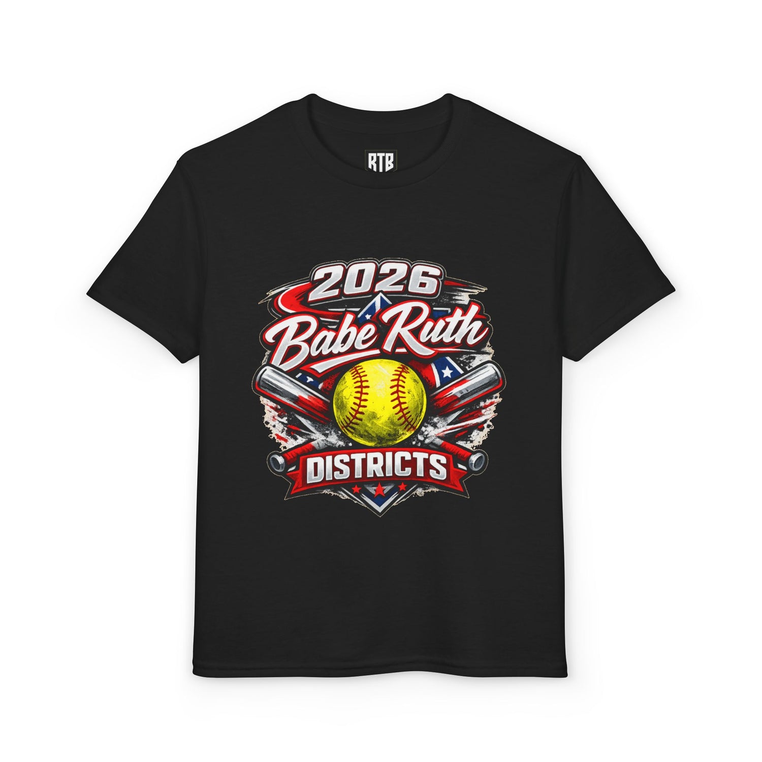 Youth 2026 Babe Ruth Districts Softball Tee