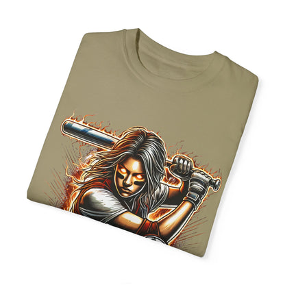 Camiseta unisex teñida "Supera las adversidades" para deportistas: camiseta gráfica empoderadora