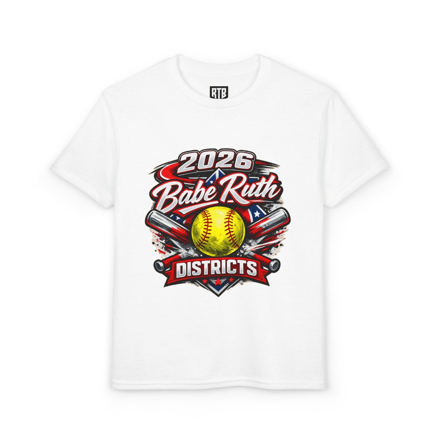 Youth 2026 Babe Ruth Districts Softball Tee