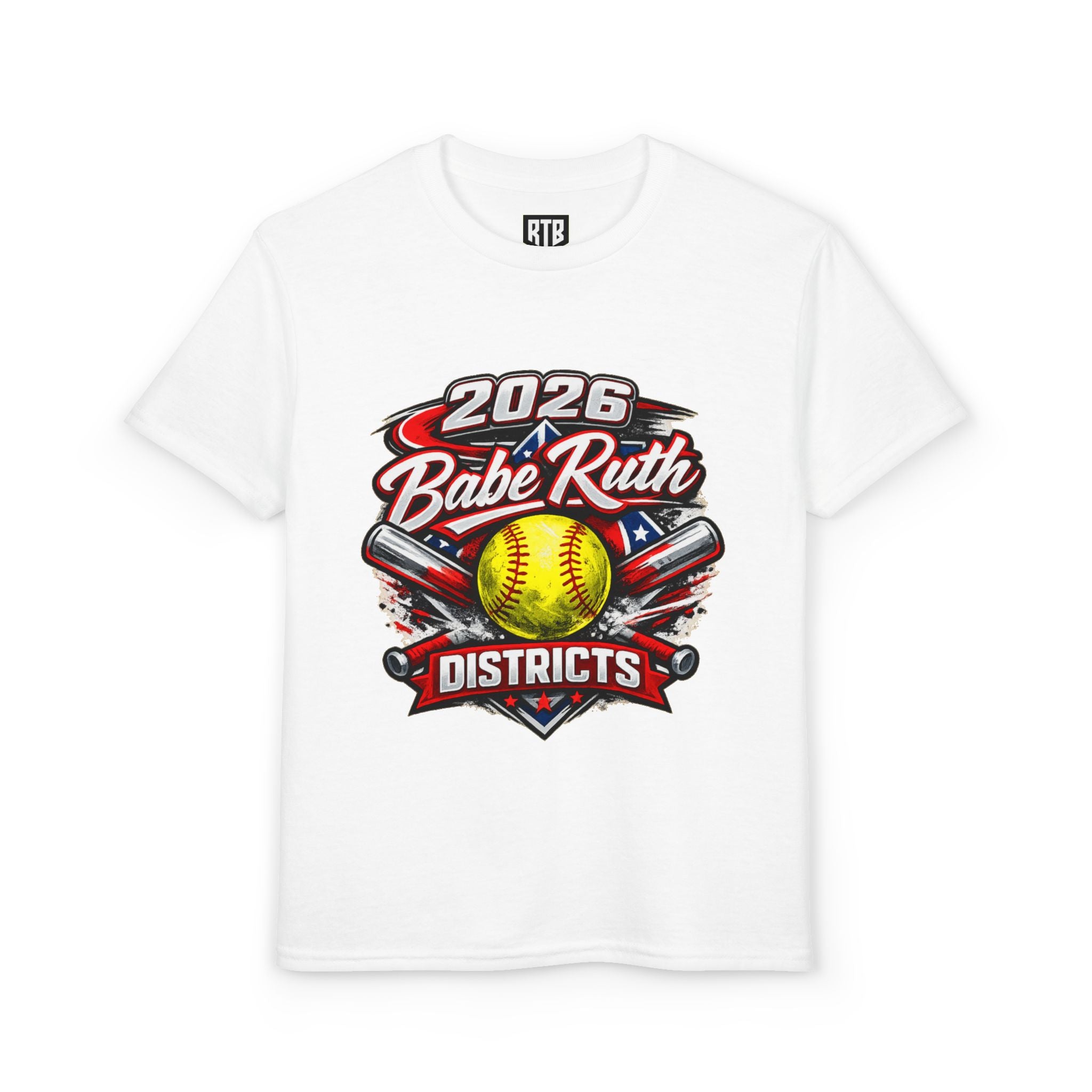 Youth 2026 Babe Ruth Districts Softball Tee