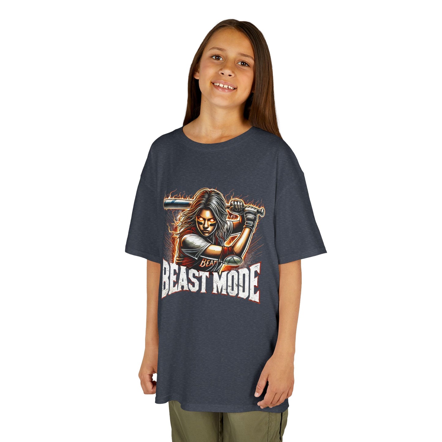 Camiseta gráfica infantil Modo Bestia - Heavy Cotton™ para jóvenes aventureros