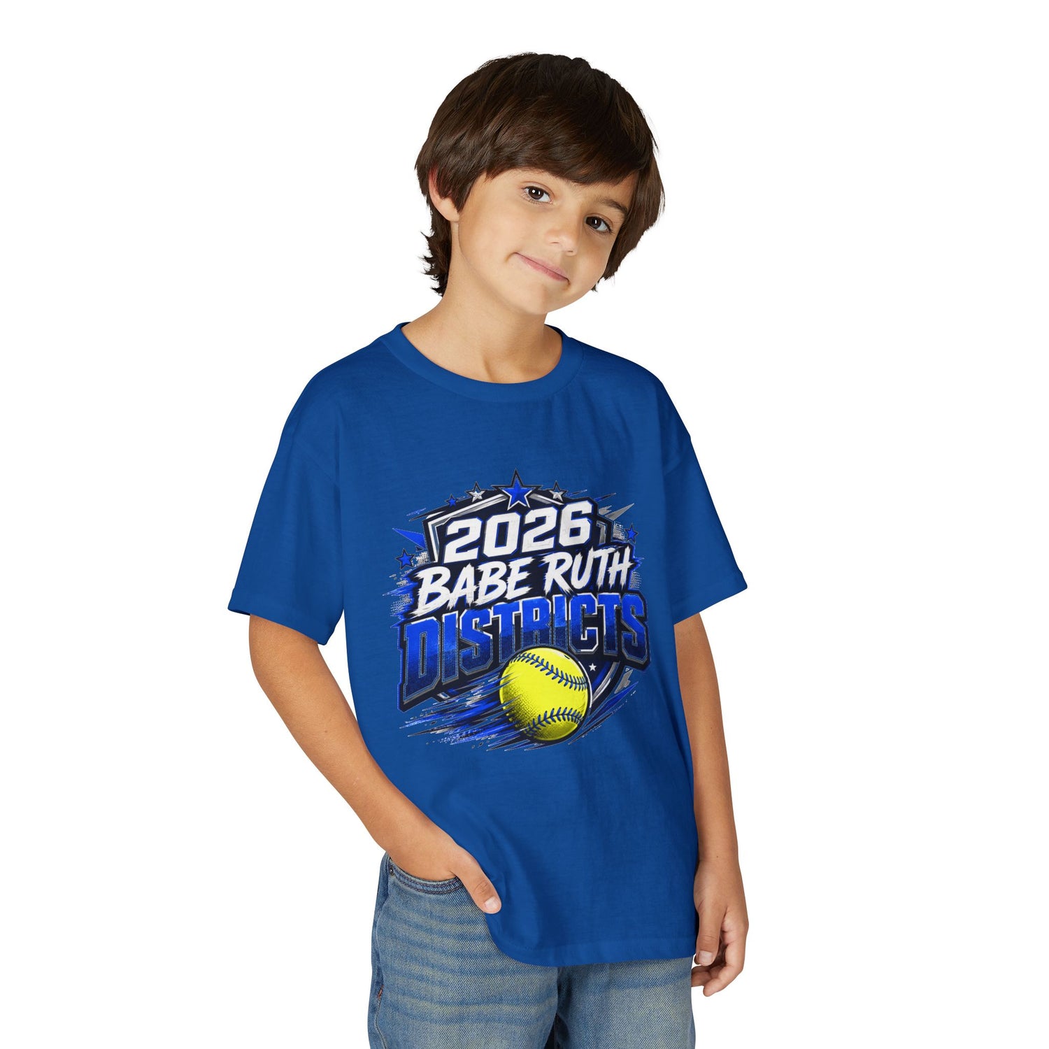 Youth T-Shirt — 2026 Babe Ruth Districts Softball Team Tee