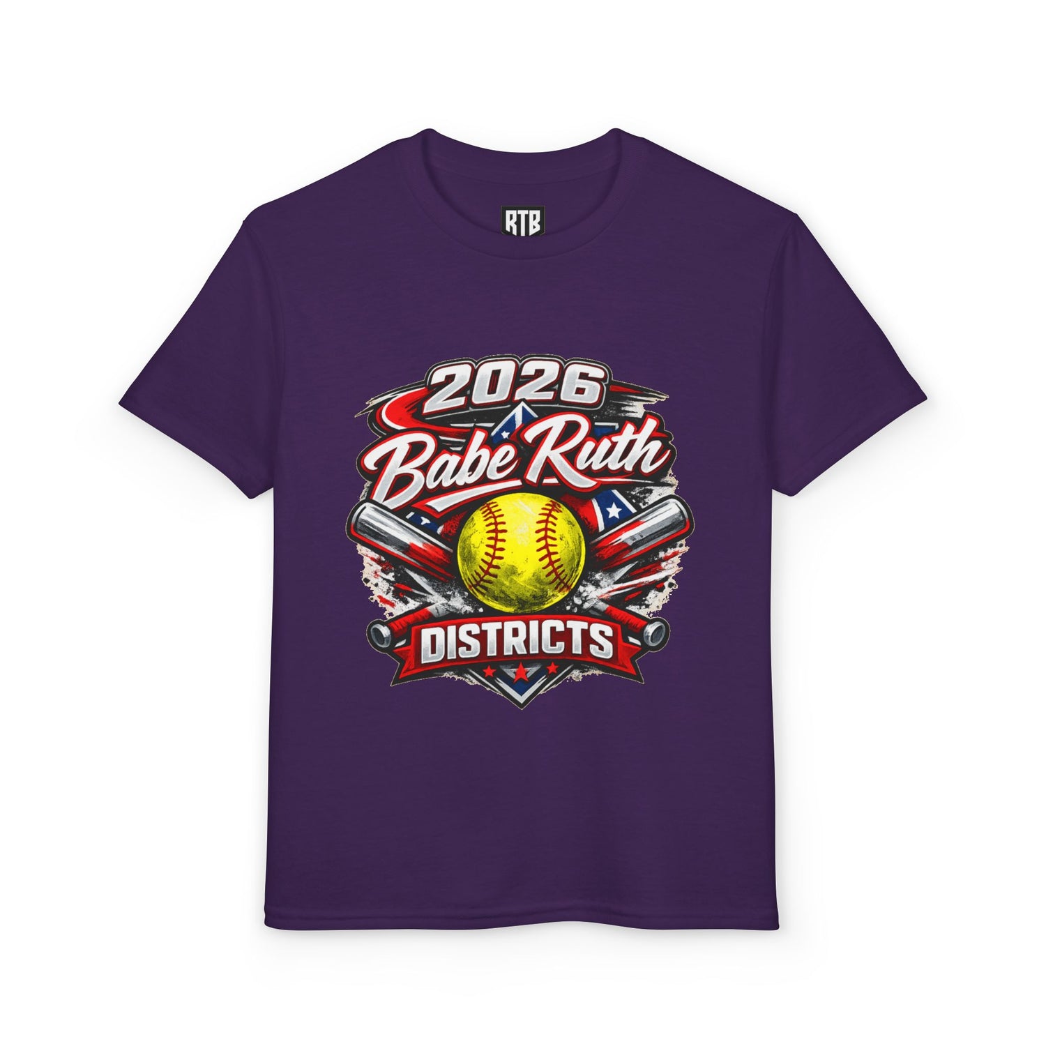 Youth 2026 Babe Ruth Districts Softball Tee