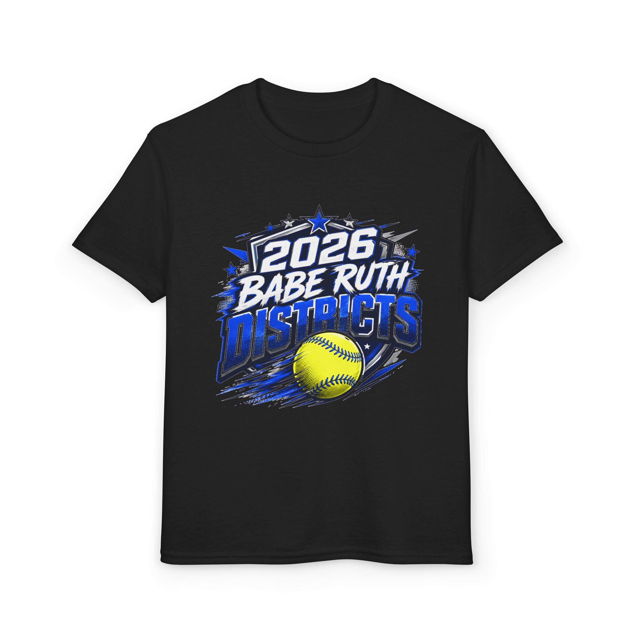 Youth T-Shirt — 2026 Babe Ruth Districts Softball Team Tee