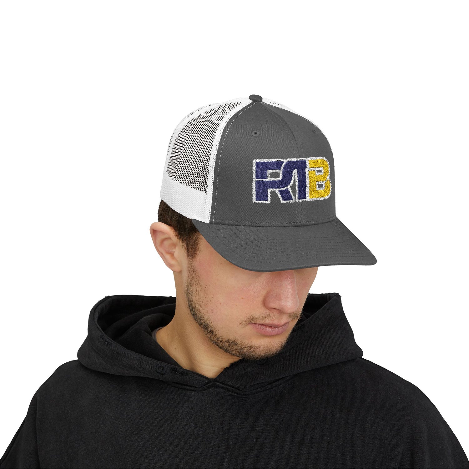 Gorra de camionero con cierre a presión
