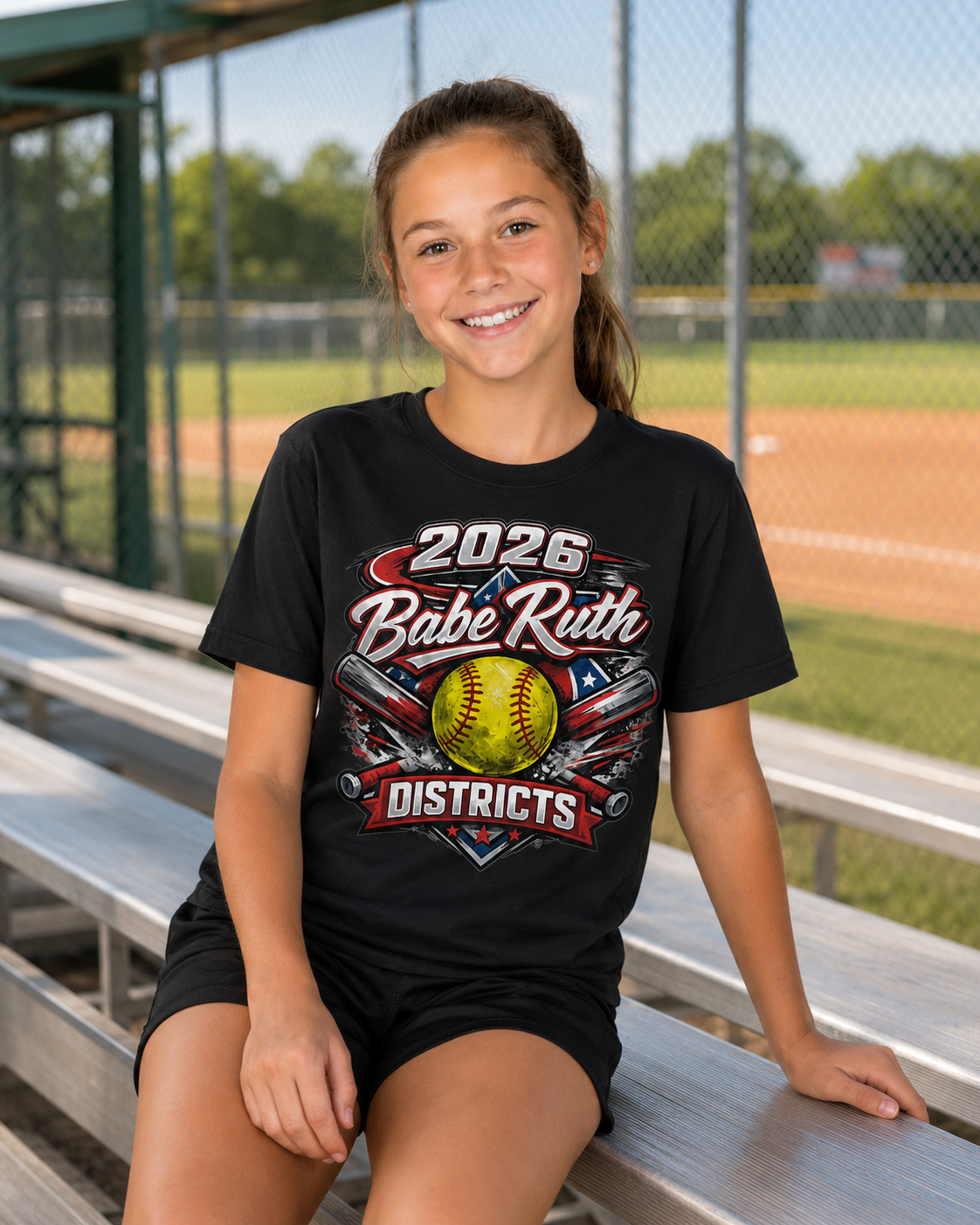 Youth 2026 Babe Ruth Districts Softball Tee