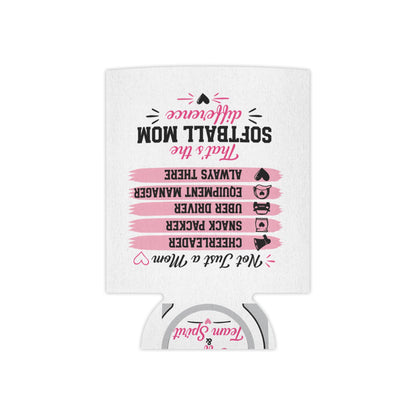 Softball Mom Can Cooler | Loud &amp; Proud Softball Mom Koozie | Game Day Drink Sleeve | Mother’s Day Gift for Sports Mom | Travel Ball Mom Gift