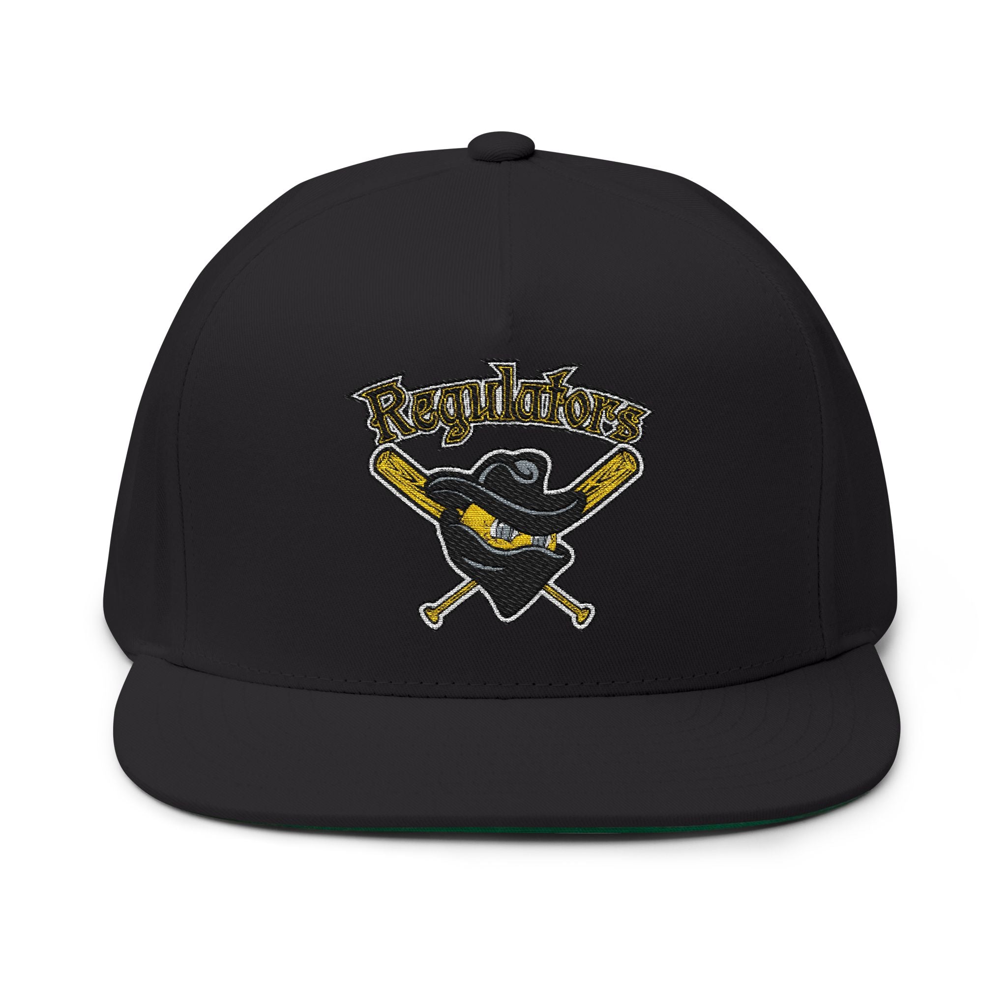 Embroidered ‘Poughkeepsie’ Pirate Logo Flat Bill Cap