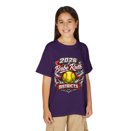 Youth 2026 Babe Ruth Districts Softball Tee