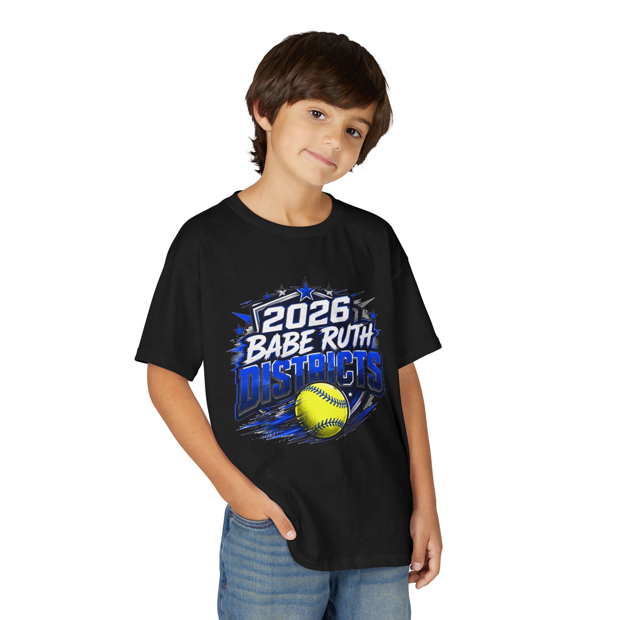 Youth T-Shirt — 2026 Babe Ruth Districts Softball Team Tee