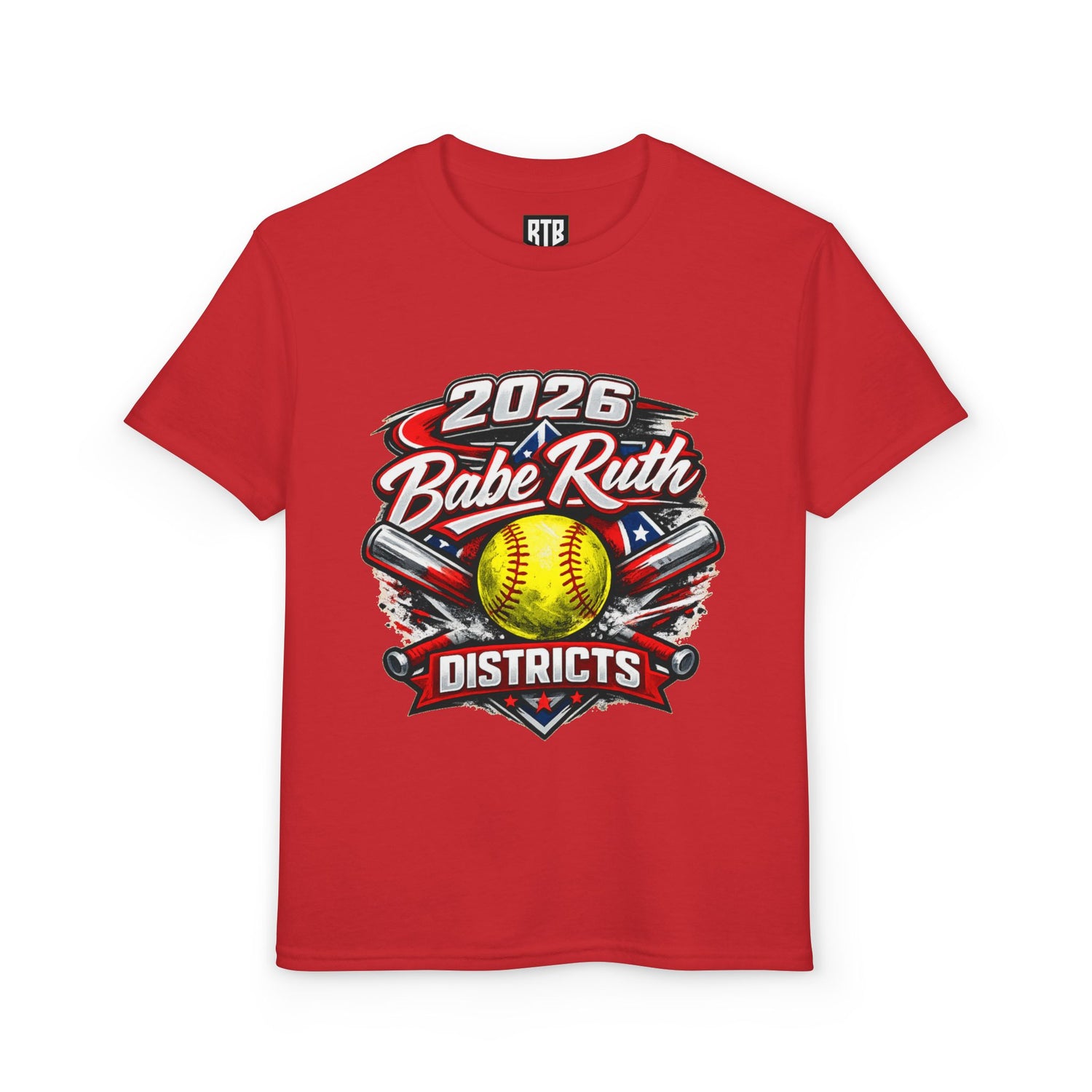 Youth 2026 Babe Ruth Districts Softball Tee