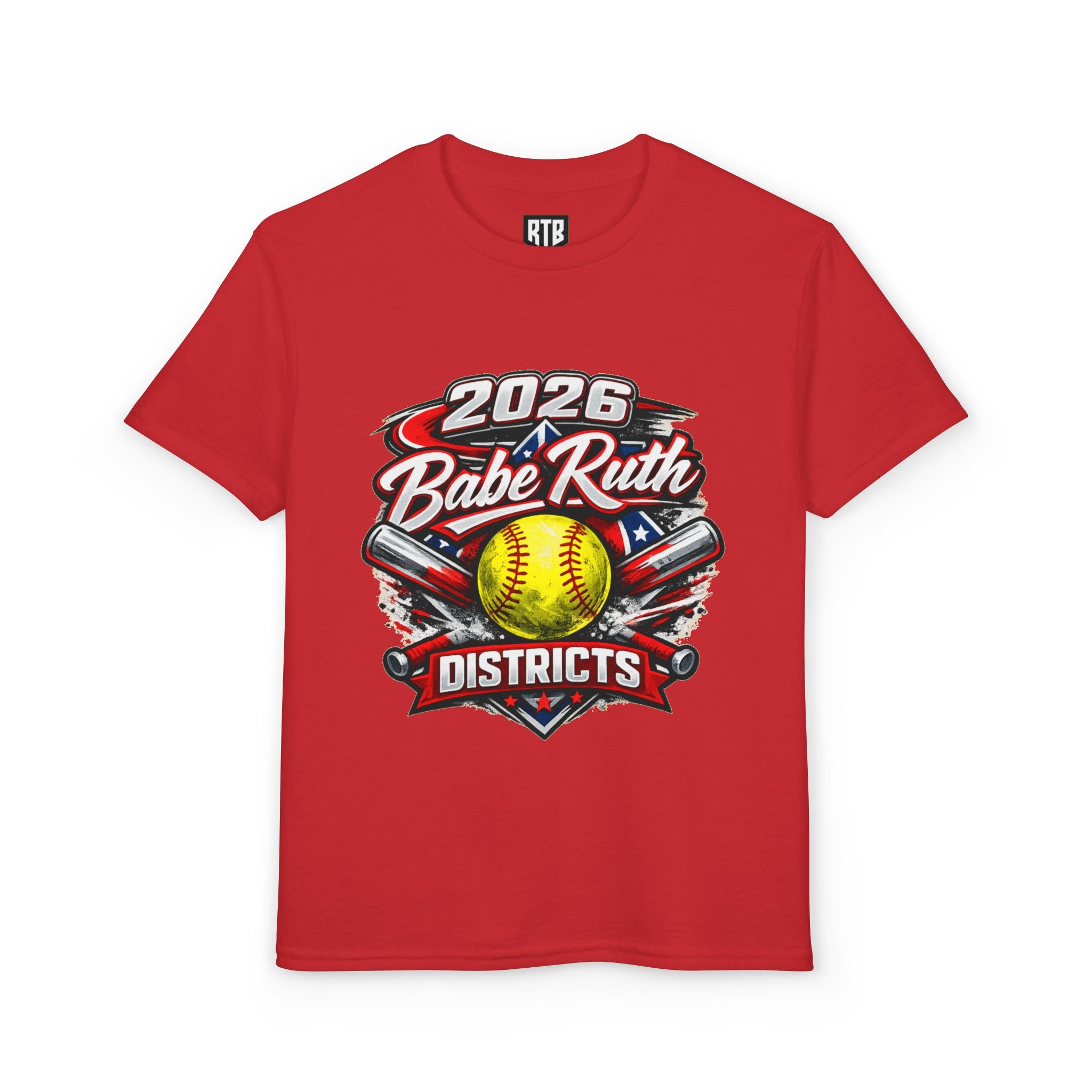 Youth 2026 Babe Ruth Districts Softball Tee