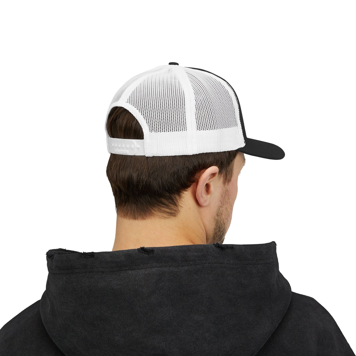 Gorra de camionero con cierre a presión
