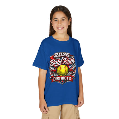Youth 2026 Babe Ruth Districts Softball Tee