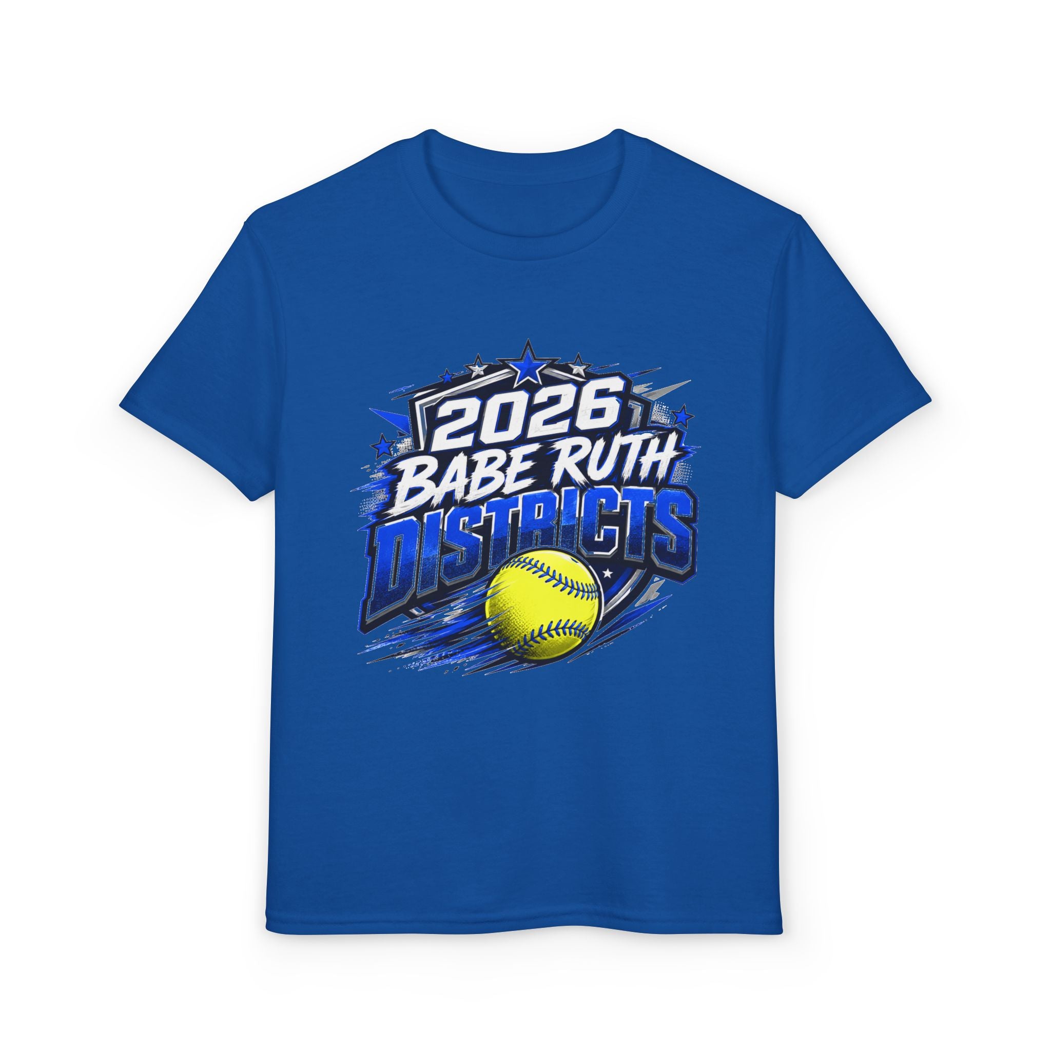 Youth T-Shirt — 2026 Babe Ruth Districts Softball Team Tee