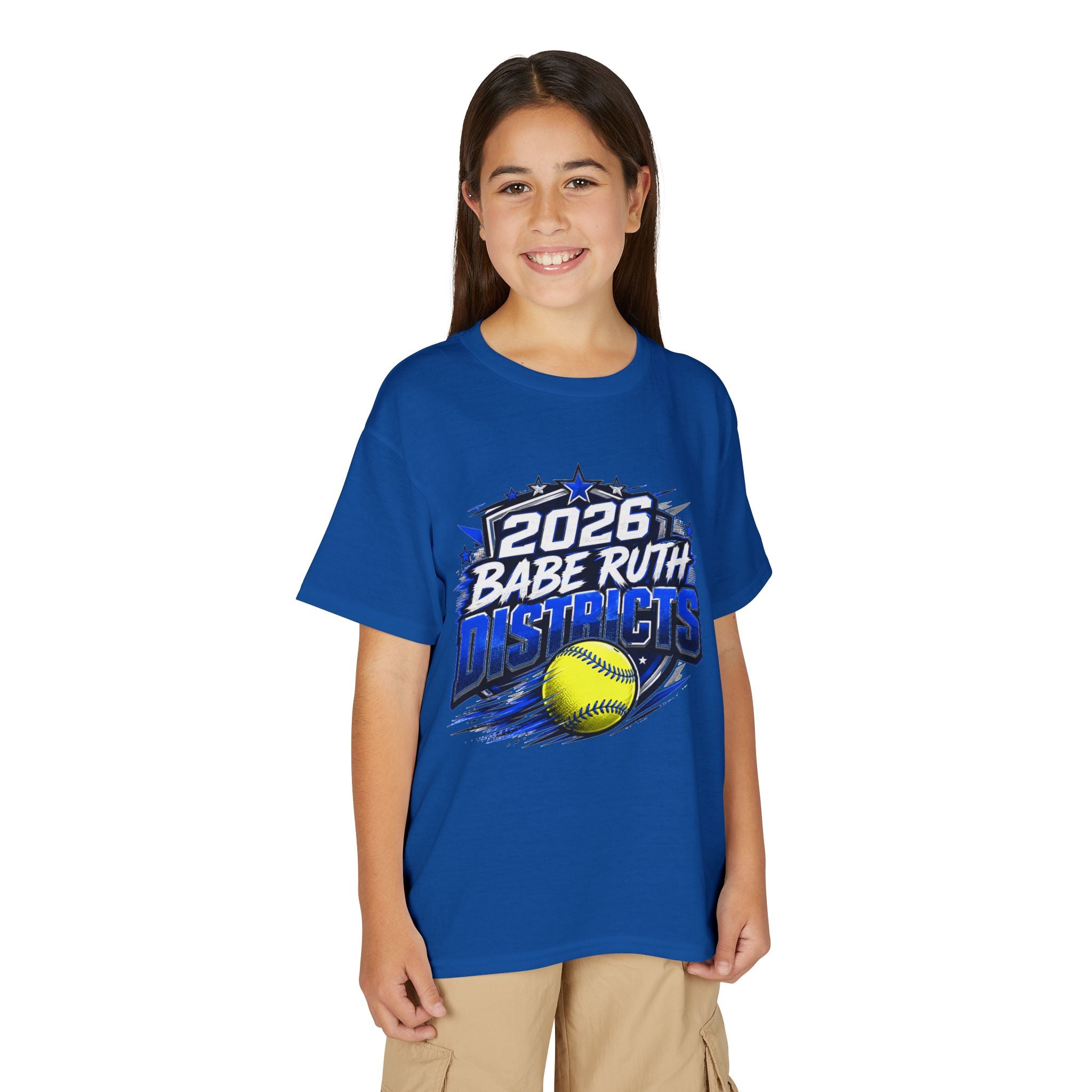 Youth T-Shirt — 2026 Babe Ruth Districts Softball Team Tee