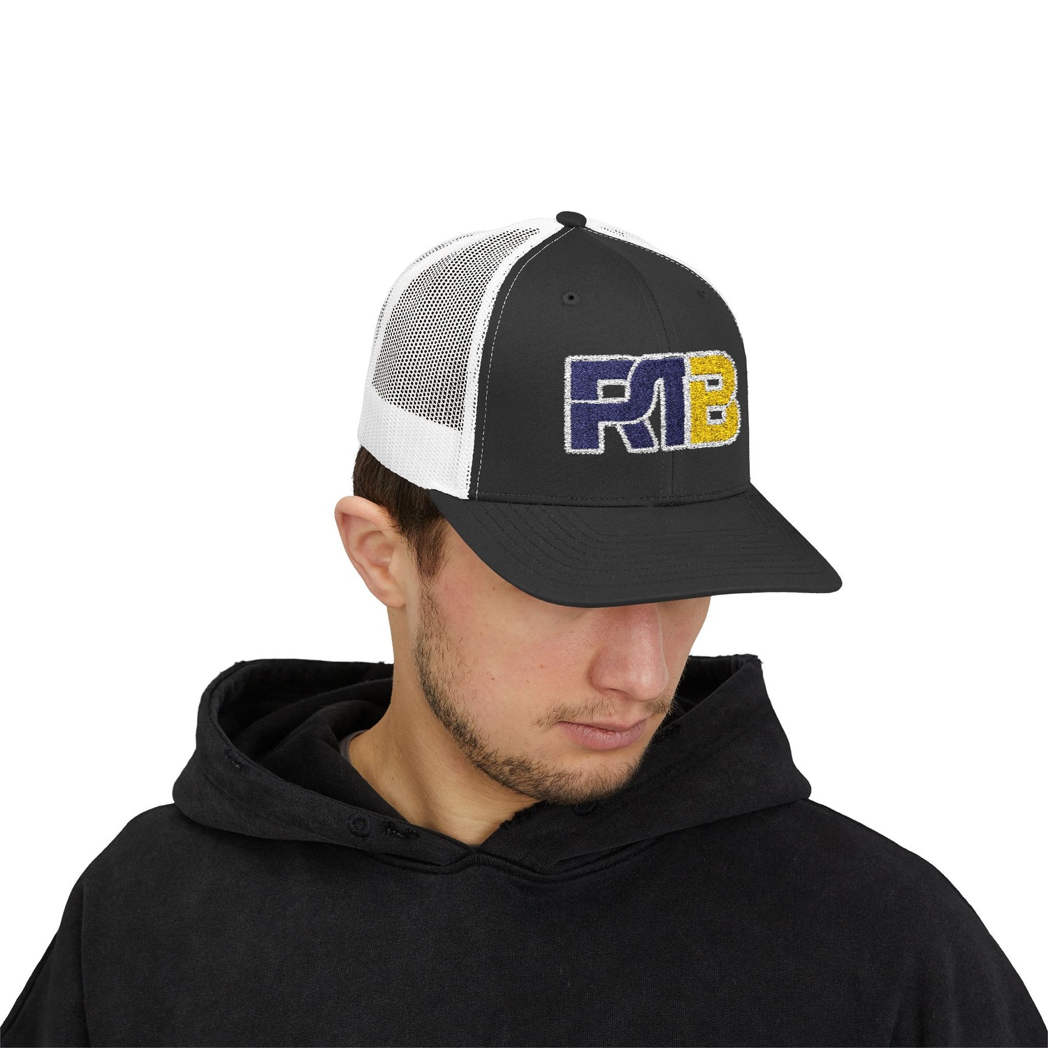 Gorra de camionero con cierre a presión