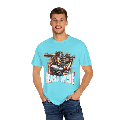 Camiseta unisex teñida "Supera las adversidades" para deportistas: camiseta gráfica empoderadora