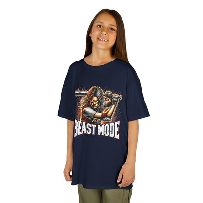 Camiseta gráfica infantil Modo Bestia - Heavy Cotton™ para jóvenes aventureros