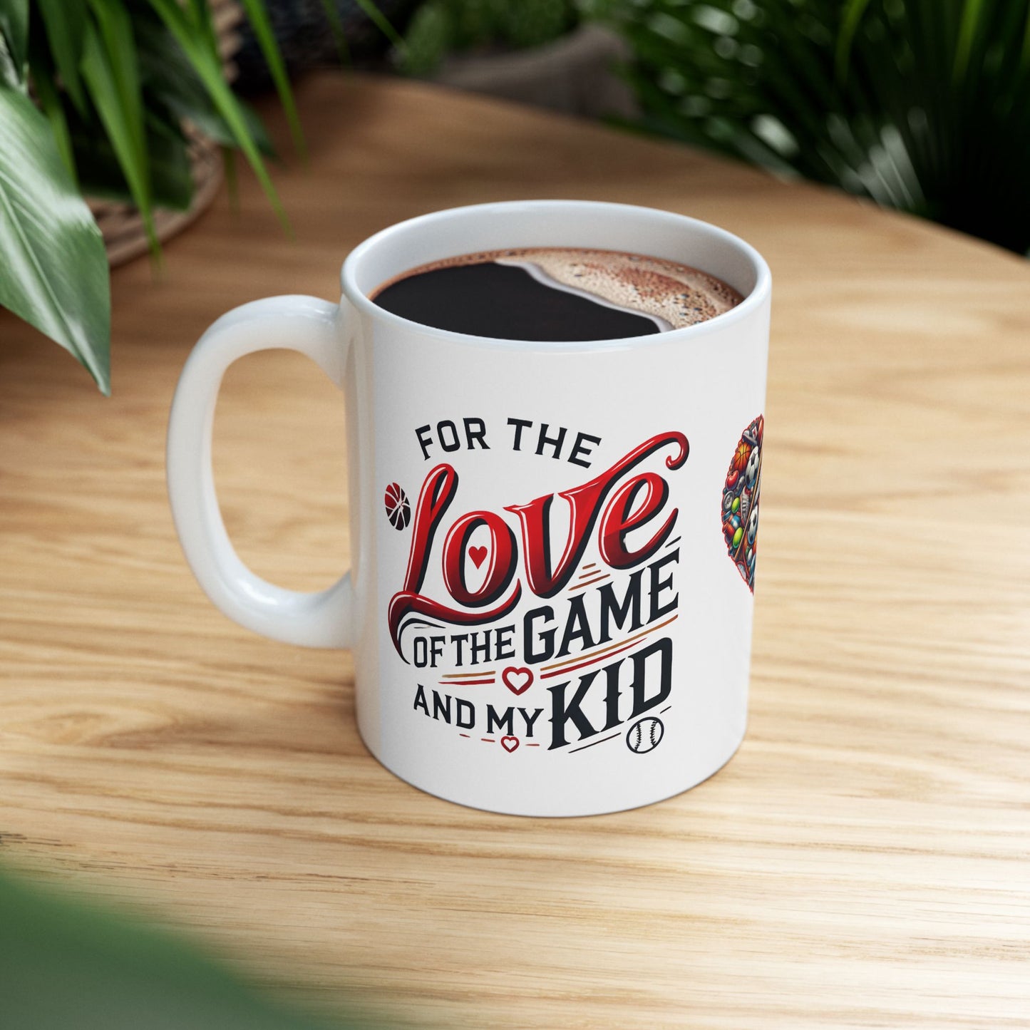Mug - Funny Quote with Love and Pain - Sports Lovers Gift Idea