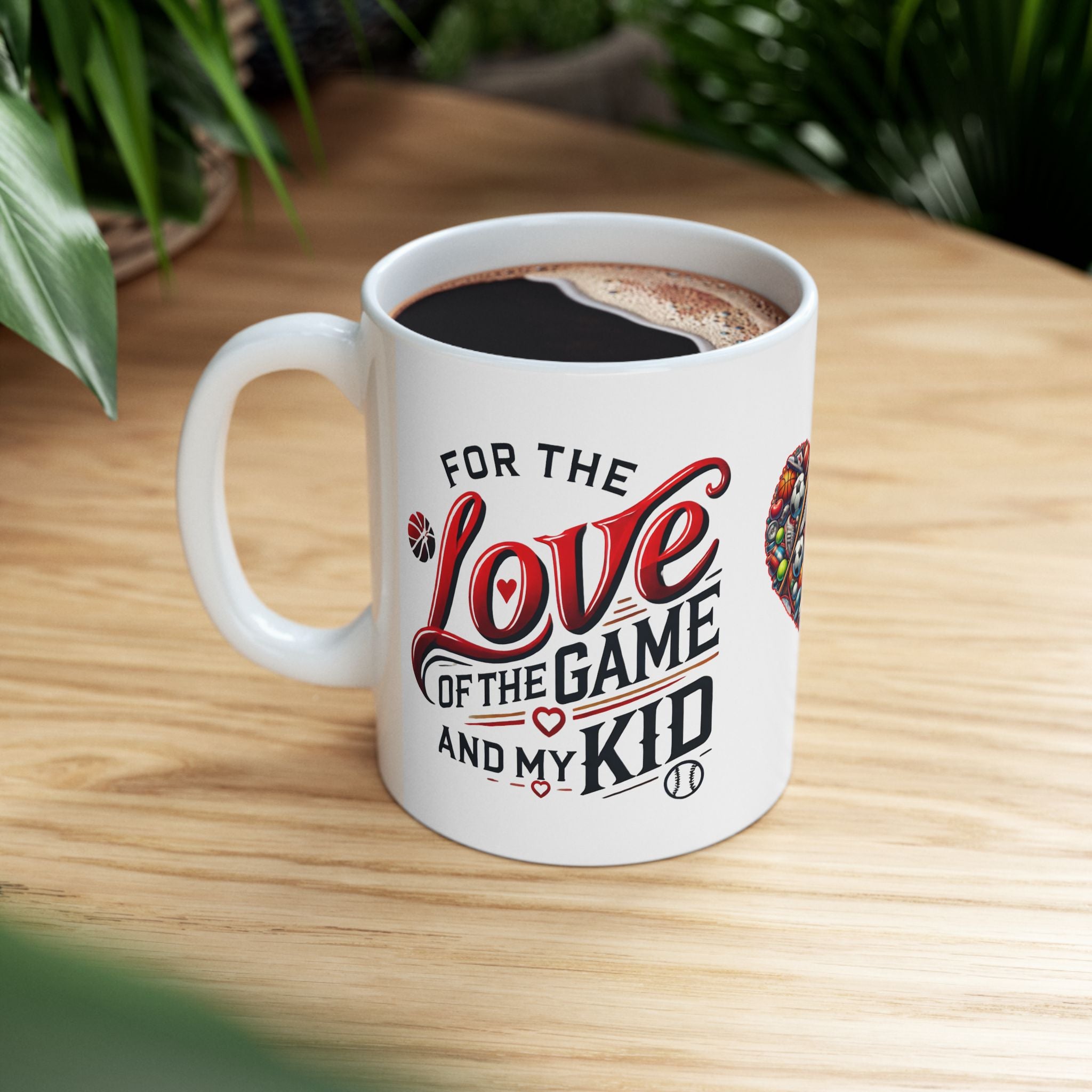 Mug - Funny Quote with Love and Pain - Sports Lovers Gift Idea