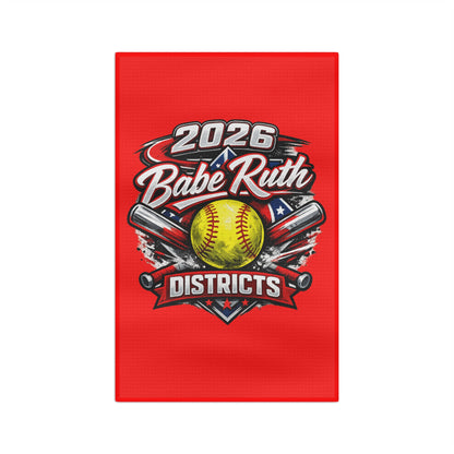 2026 Babe Ruth Districts Softball Microfiber Tea Towel