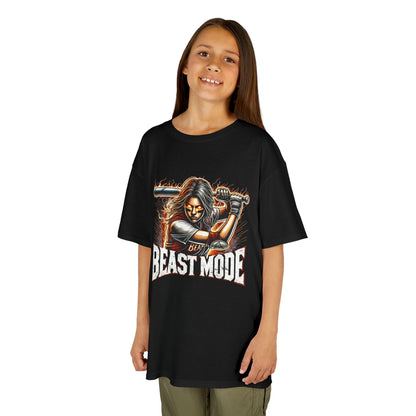 Camiseta gráfica infantil Modo Bestia - Heavy Cotton™ para jóvenes aventureros