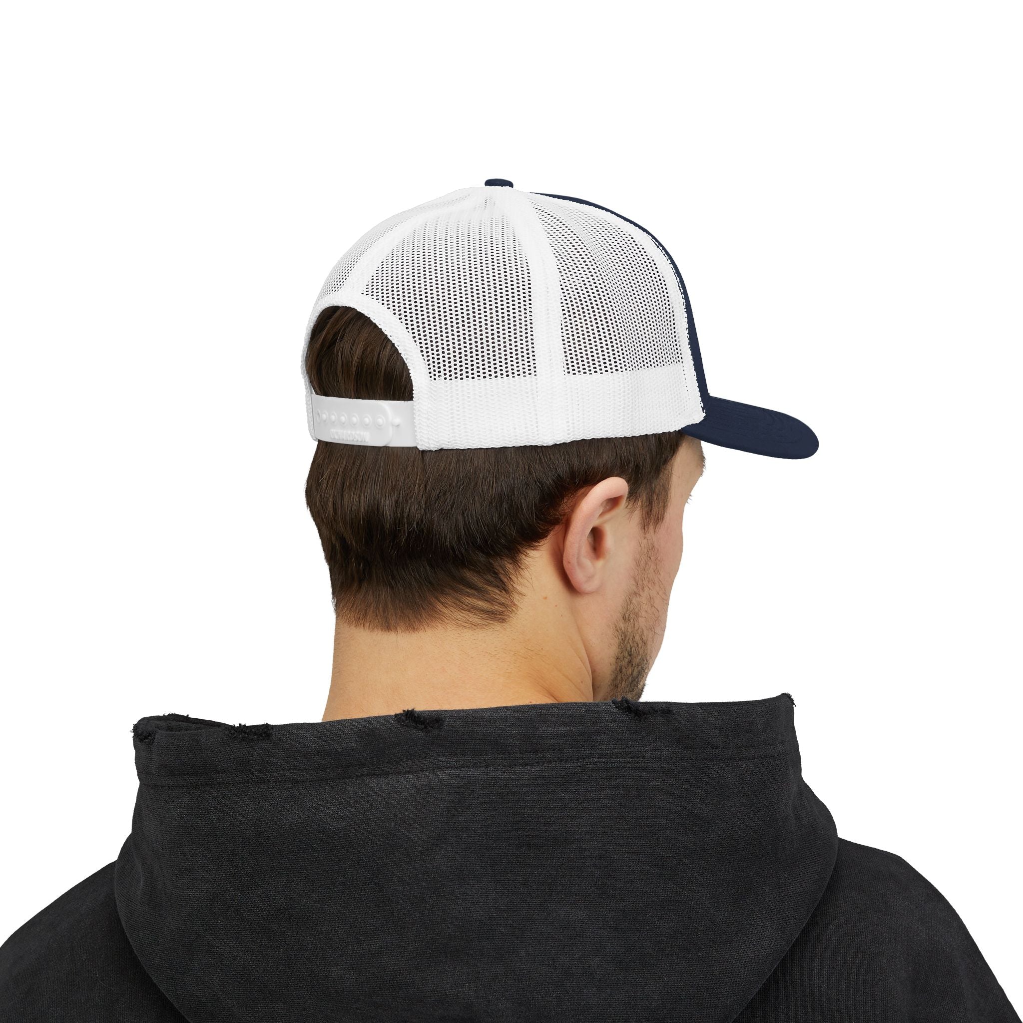 Gorra de camionero con cierre a presión
