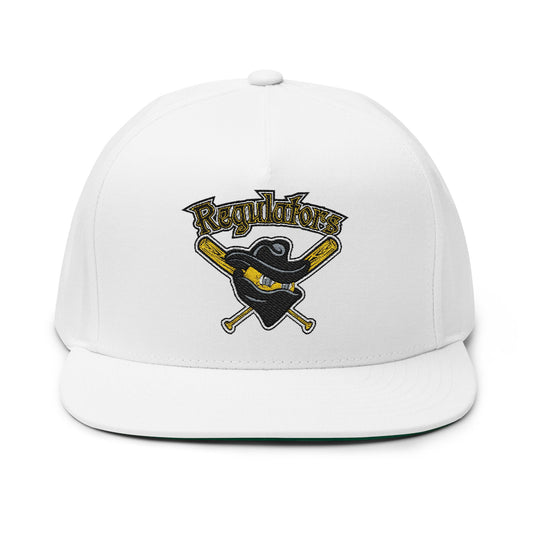 Embroidered ‘Poughkeepsie’ Pirate Logo Flat Bill Cap