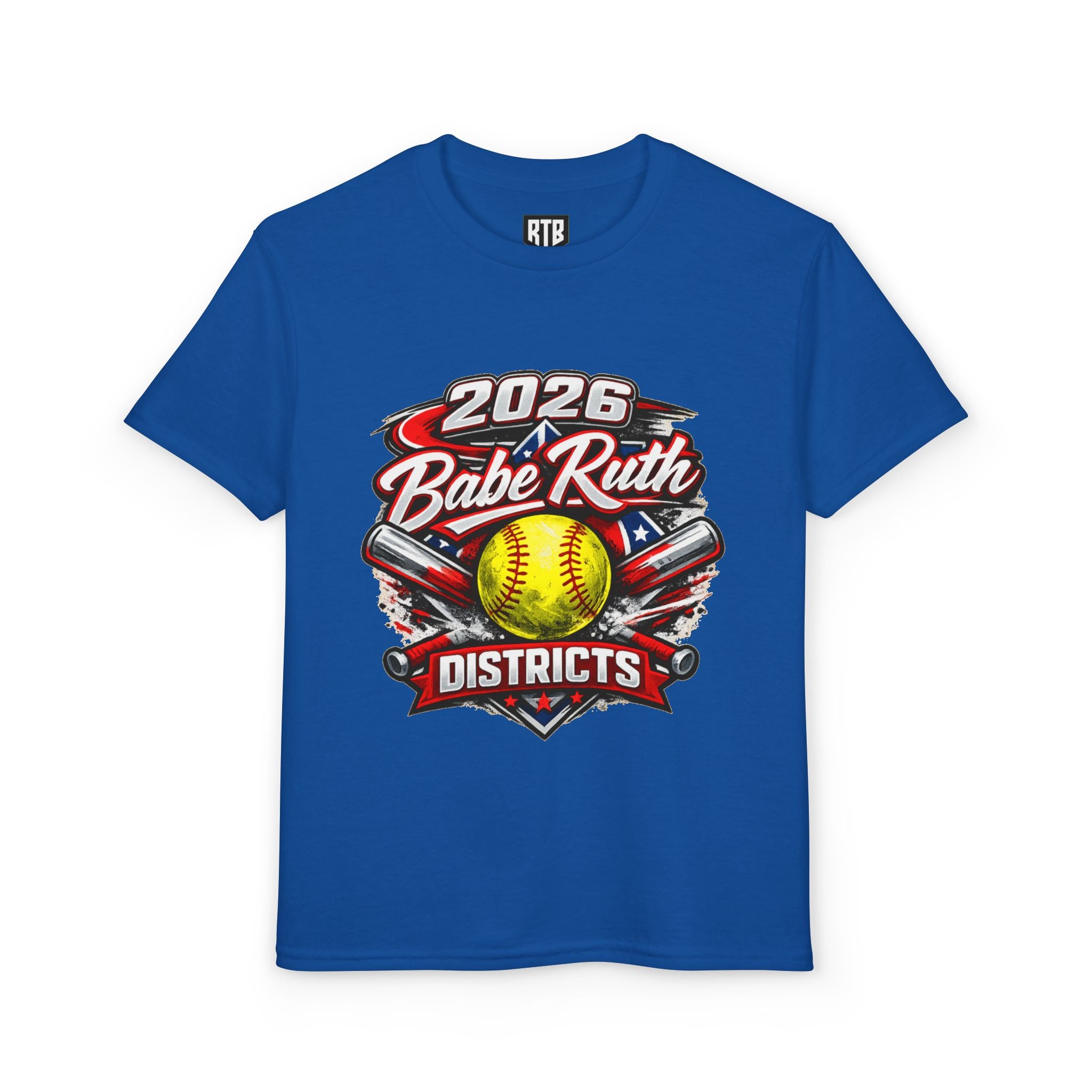 Youth 2026 Babe Ruth Districts Softball Tee