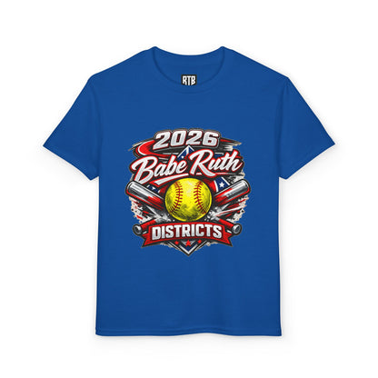 Youth 2026 Babe Ruth Districts Softball Tee